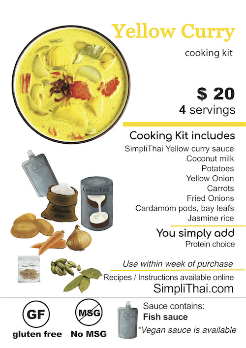 Yellow Curry cooking kit